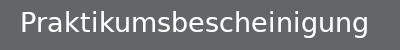 Praktikumsbescheinigung